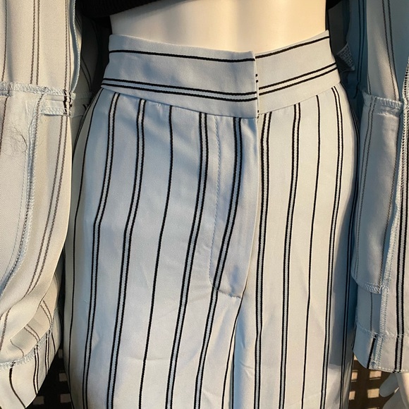 NWT light blue pinstripe suit set - Picture 2 of 10